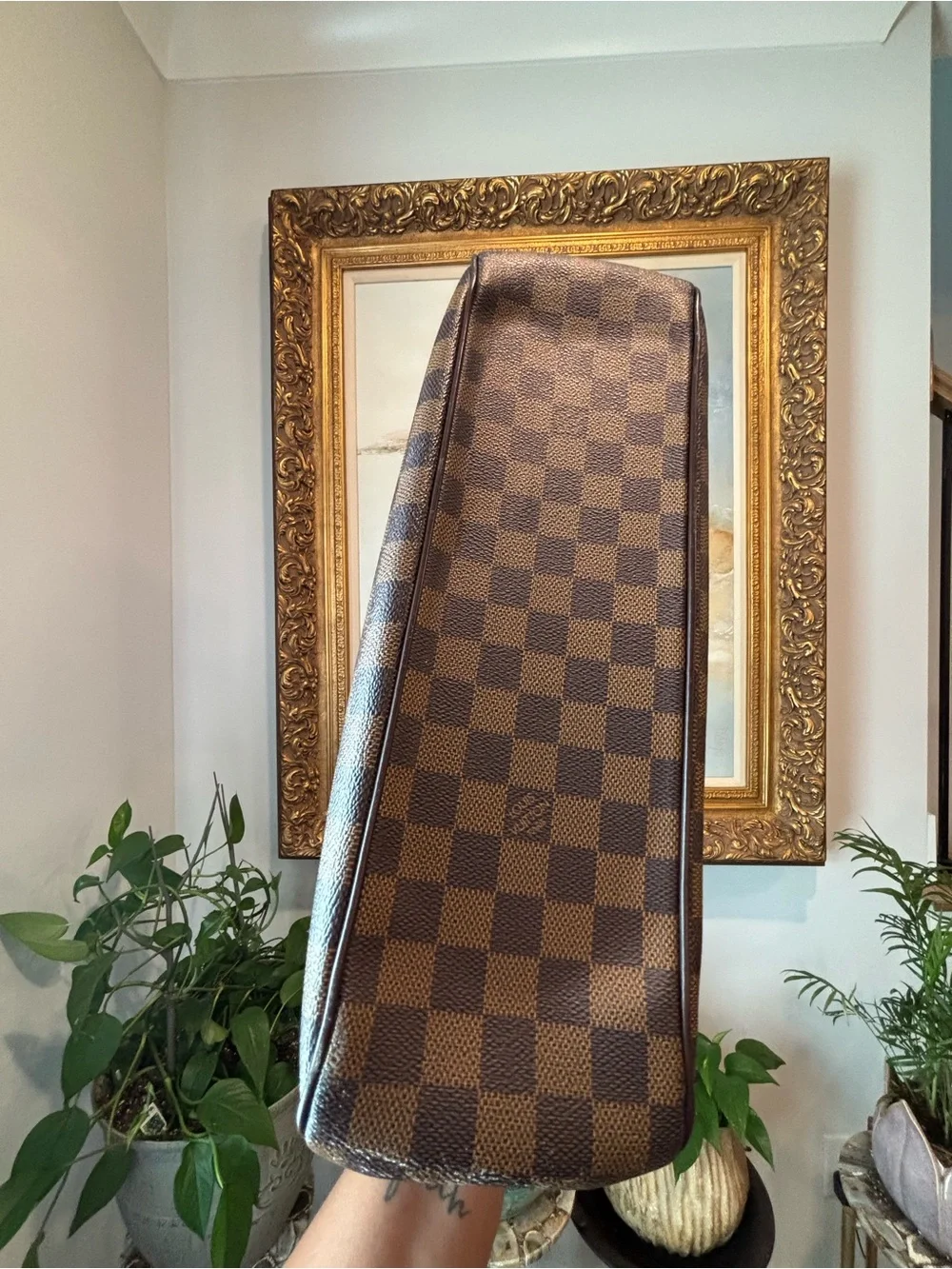 Vintage LOUIS VUITTON Ebene Canvas Tote